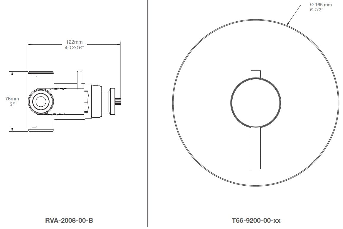1/2"термостатический клапан BARIL Zip B66 ARCH-00133893 - Вид №2