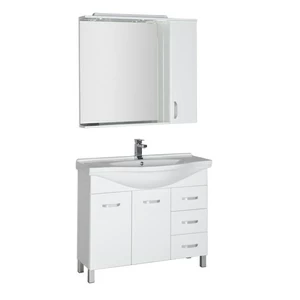 Комплект мебели Aquanet Глория 100 белый