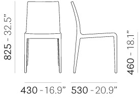 Pedrali Стул из массива дерева Young 420 - Вид №6