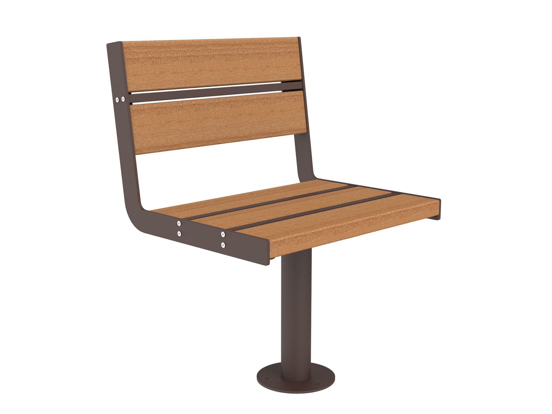 Скамья из окуме со спинкой Lazzari Joy ARCH-00059509 - Вид №13