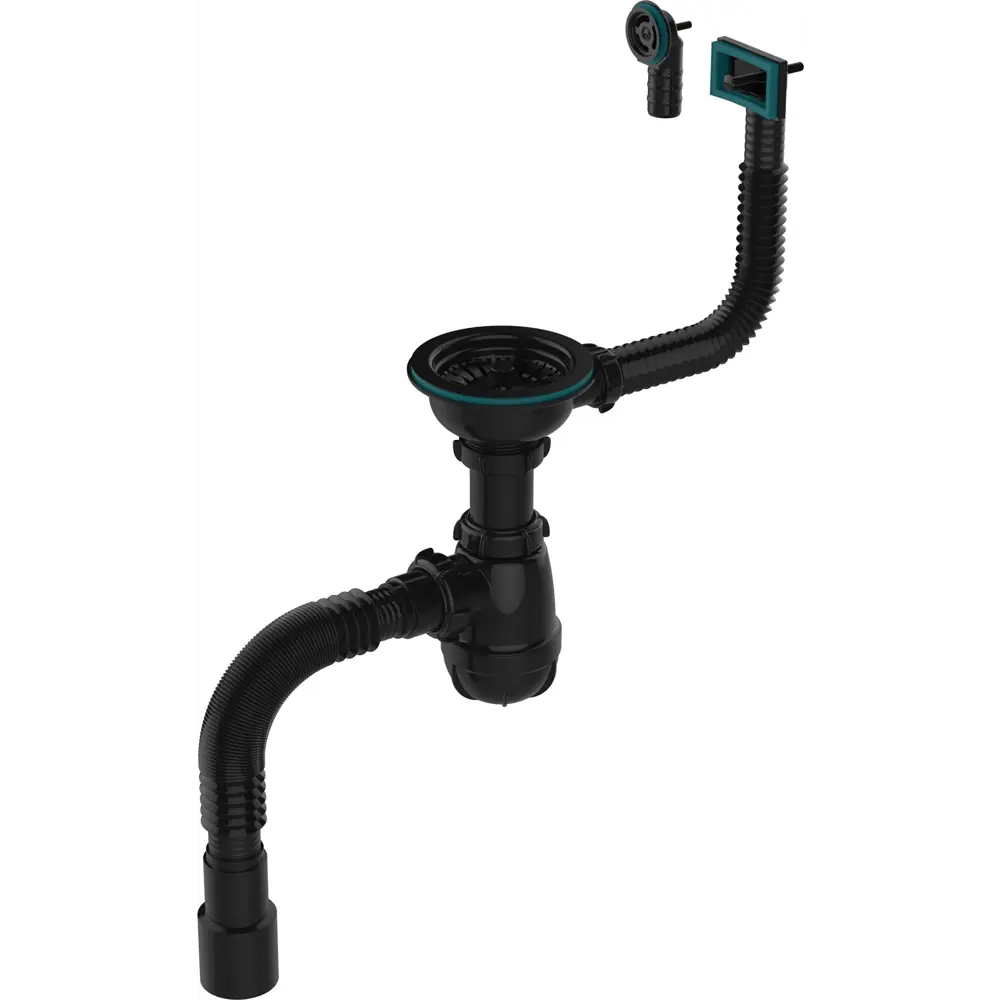 Сифон для мойки Aquant 3 1/2" полипропилен STLM-2165516 - Вид №1