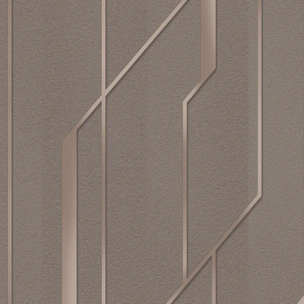 Обои WALLSECRET Portal с геометрическим узором, коричневые 1.06 м 89407985 STLM-1572356 - Вид №1