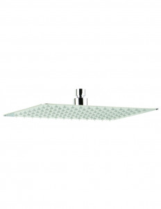 839500 000 00  Душевая лейка с высоким квадратным сечением, сверхтонкая, 300 x 300 мм, универсальная резьба, нержавеющая хромированная сталь Valentin Хром