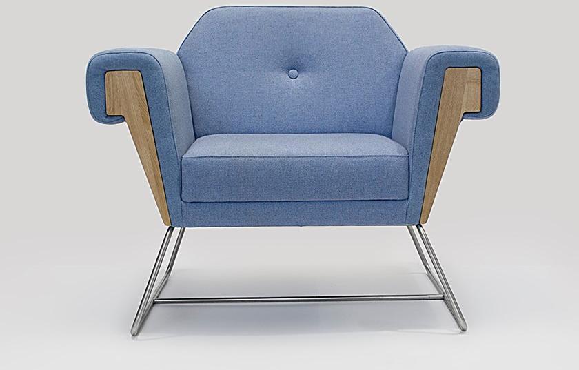 Liqui Contracts Стул из ткани с подлокотниками Hove club sun-id-1478931 - Вид №1