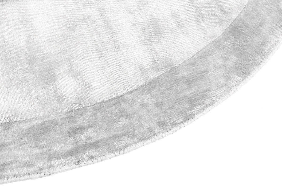 Ковер круглый светло-серый 200 см Tere Light Gray CARPETDECOR ДИЗАЙНЕРСКИЕ, HANDMADE, ДЕТСКИЕ 00-3893106 Серый  - Вид №1
