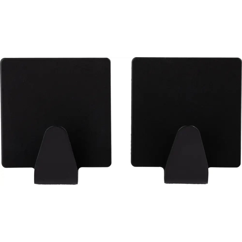 Самоклеящийся крючок KONSENSA 5x5 см черный 2 шт STLM-2171407 - Вид №2