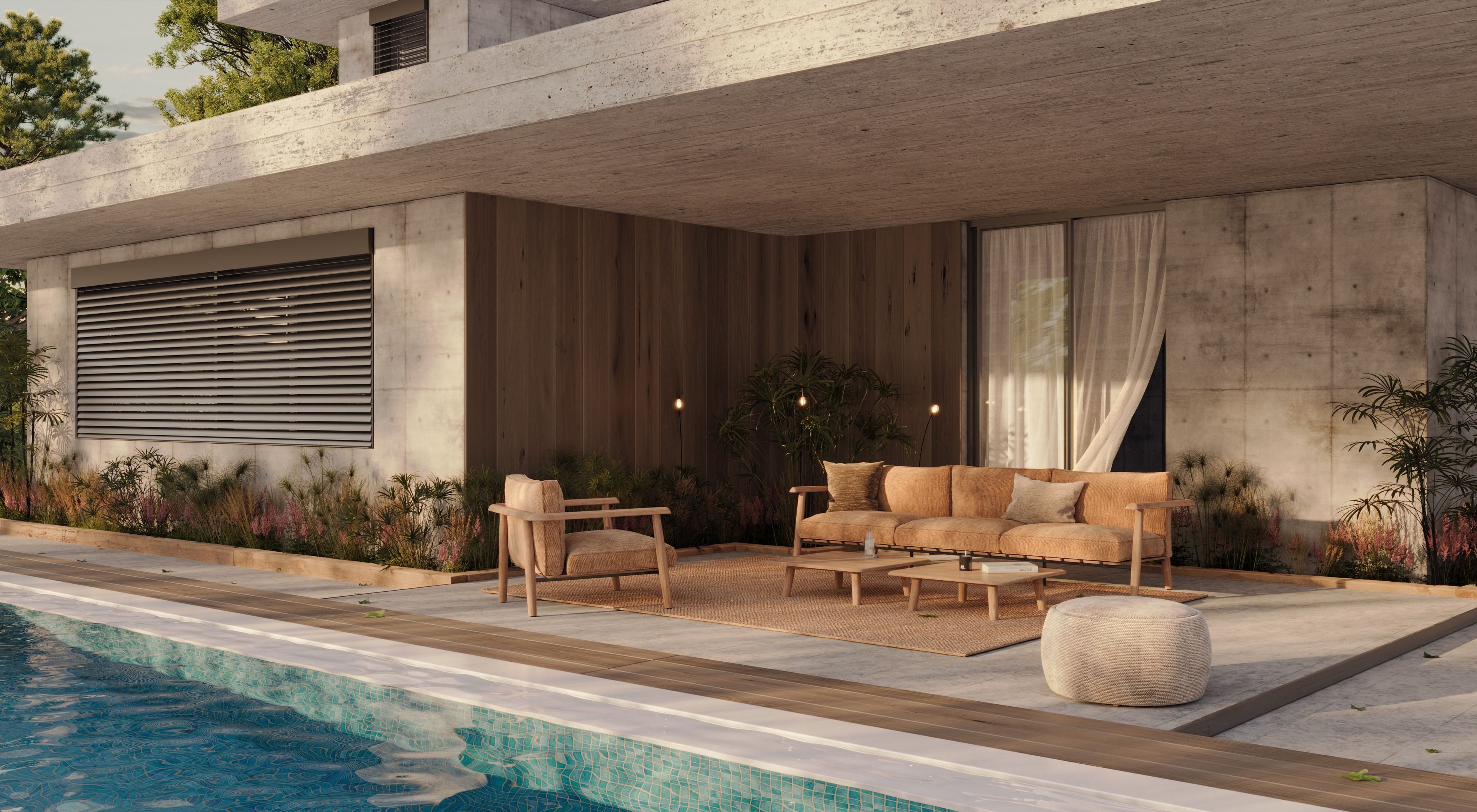 Тканевое садовое кресло с подлокотниками Royal Botania Mambo Lounge ARCH-00106978 - Вид №2