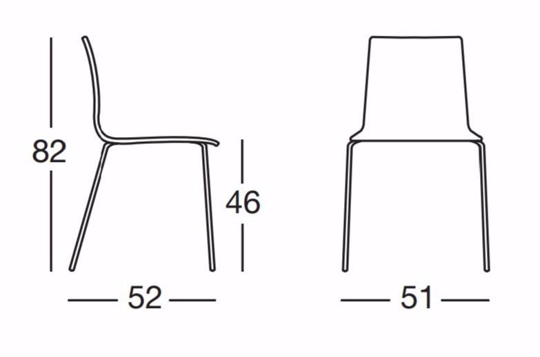 SCAB DESIGN Стул из технополимера Alice sun-id-1347541 - Вид №4