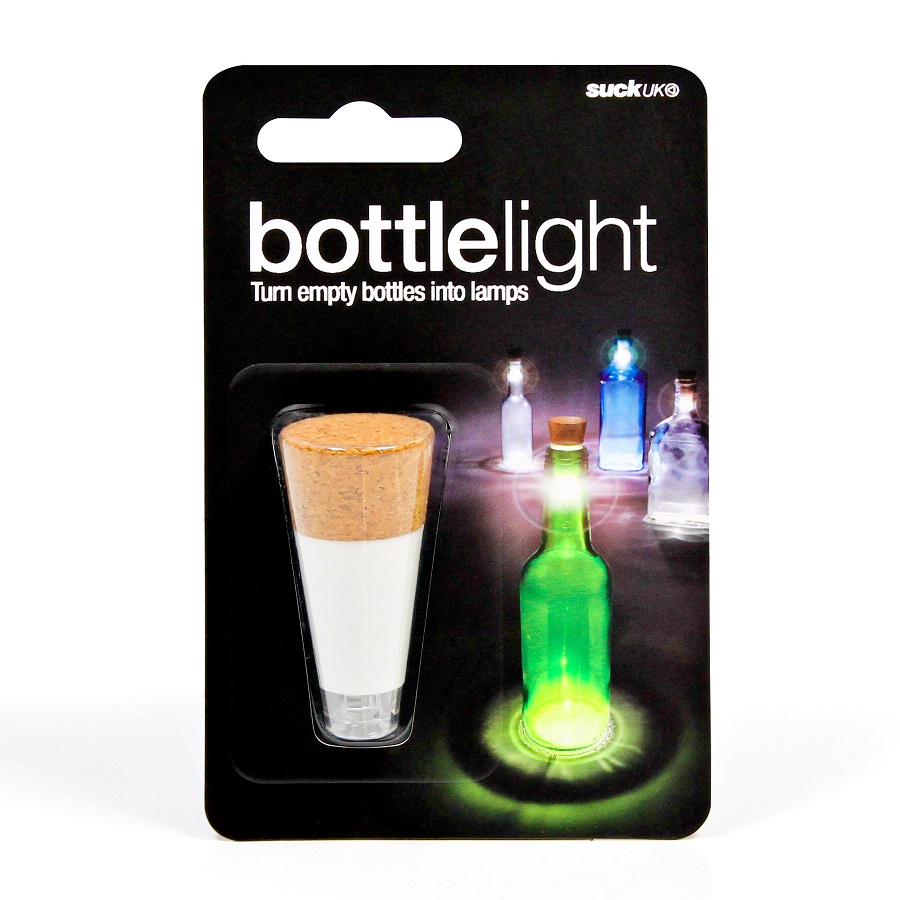 Пробка светящаяся белая Bottle Light SUCK UK ДИЗАЙНЕРСКИЕ 00-3880650 Белый  - Вид №28