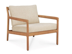 Тканевое садовое кресло с подлокотниками