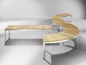 MOBIKA GARDEN Модульная садовая скамейка из тика