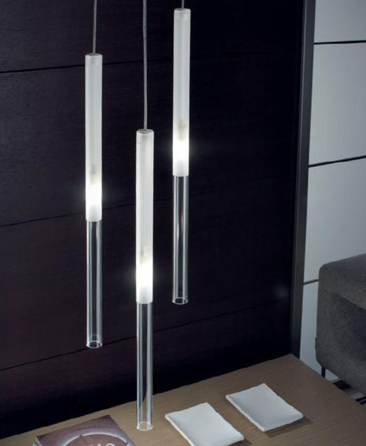 PANZERI Подвесной светильник из стекла Candle M 9533-s - Вид №1