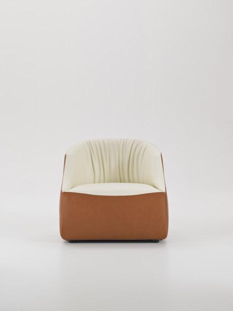 i 4 Mariani Мягкое кожаное кресло с подлокотниками Blob sun-id-1387200 - Вид №3