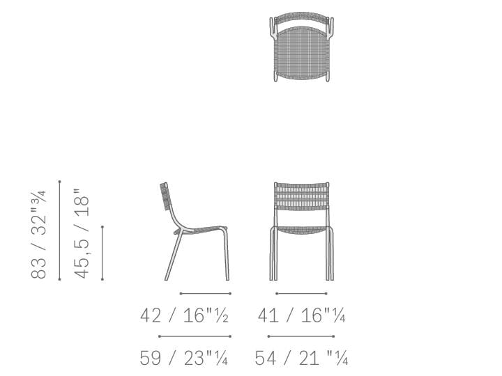 Веревочное садовое кресло с подлокотниками Poltrona Frau Boundless Living Outdoor Collections ARCH-00081040 - Вид №3