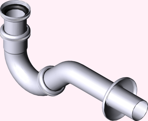 Канализационная арматура  Сифоны для умывальников и биде  Трапы для биде VIEGA 124 663 Модель 5535 Santreyd  - Вид №4