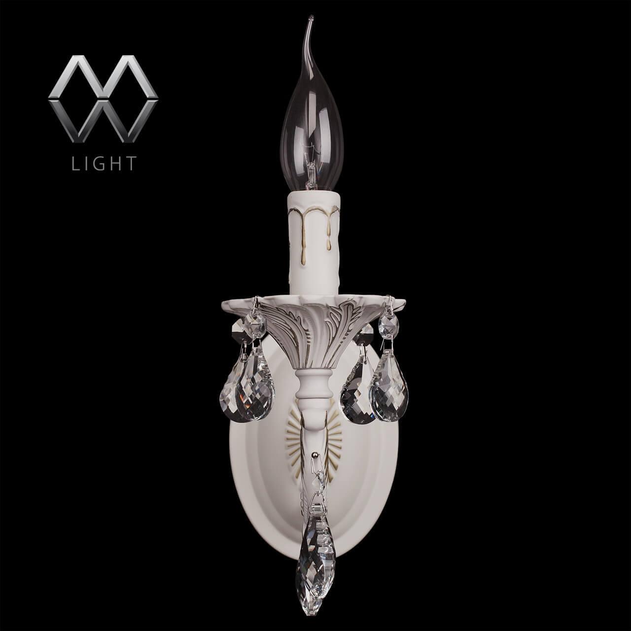 Бра металлическое белое "Свеча 2" 301024501 MW-LIGHT СВЕЧА 00-3927870 Белый  - Вид №2