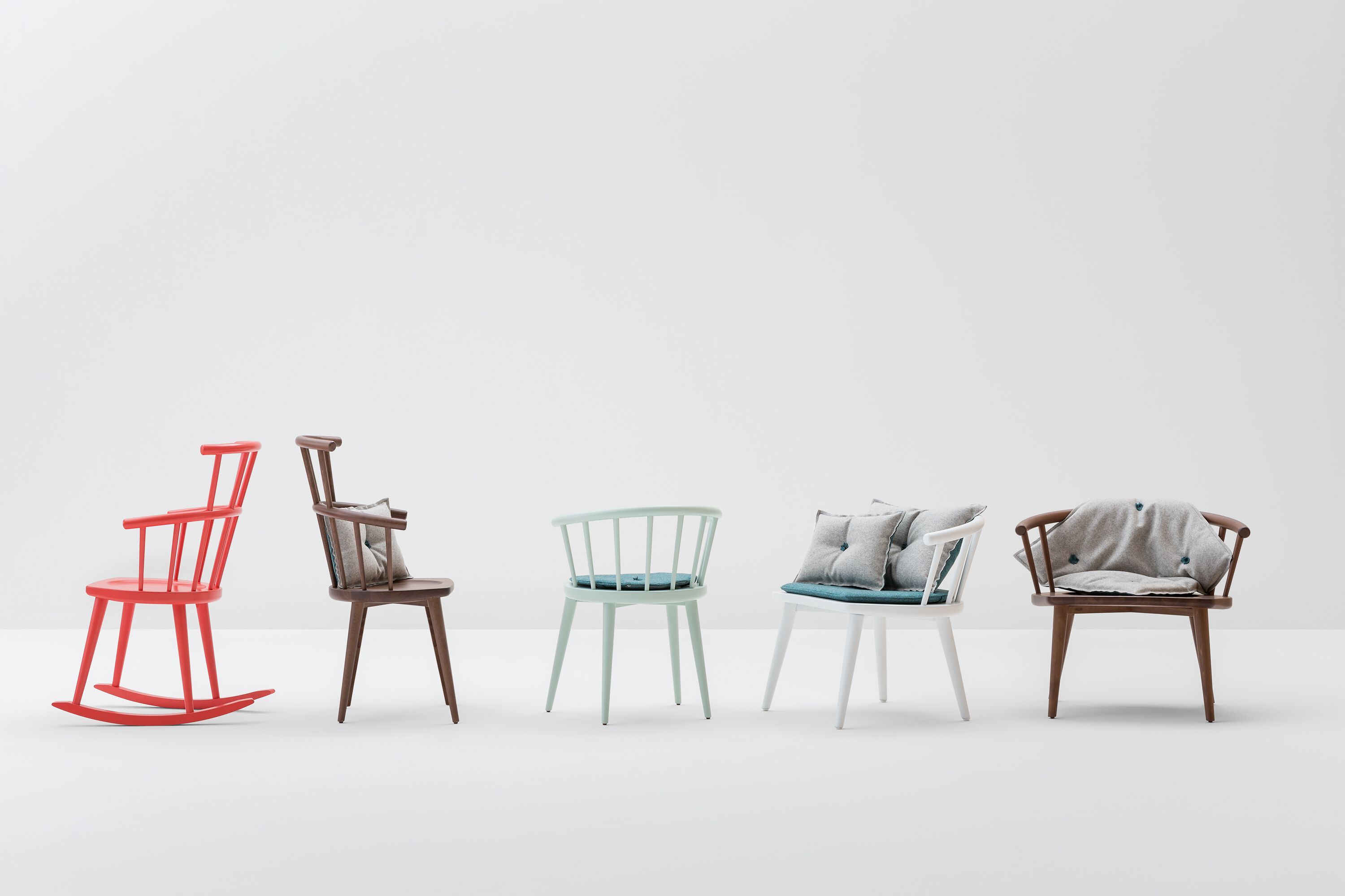 Кресло из бука с подлокотниками Billiani W ARCH-00048508 - Вид №8