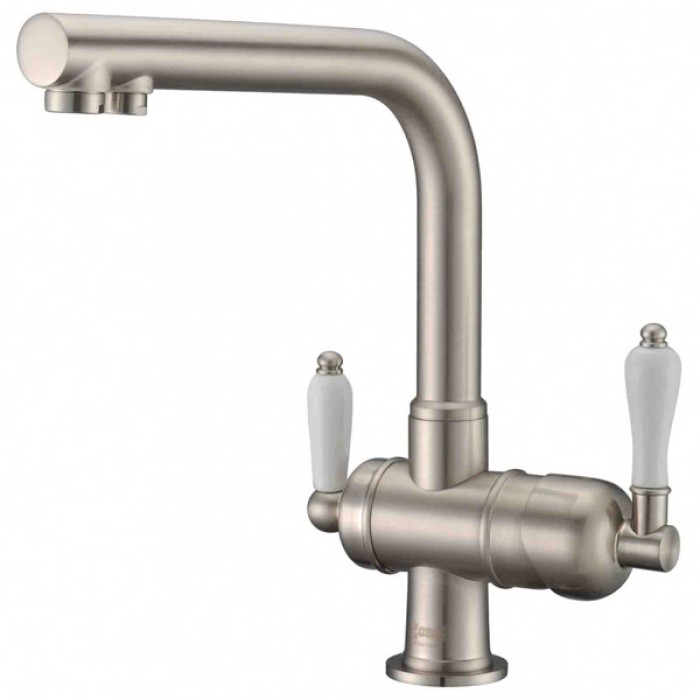 Zorg ZR 328 YF Nickel Смеситель для кухни Zorg 310х225  - Вид №1