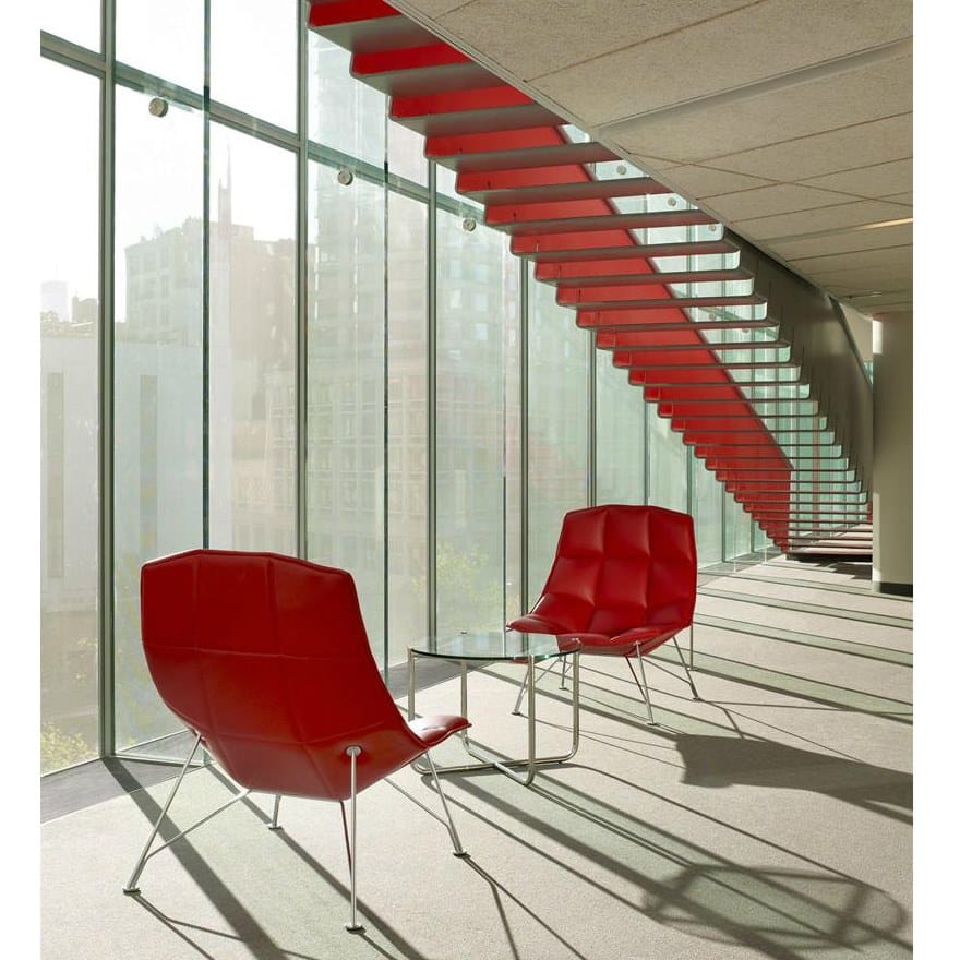 Круглый стол из стали и стекла Knoll MR ARCH-00007175 - Вид №3