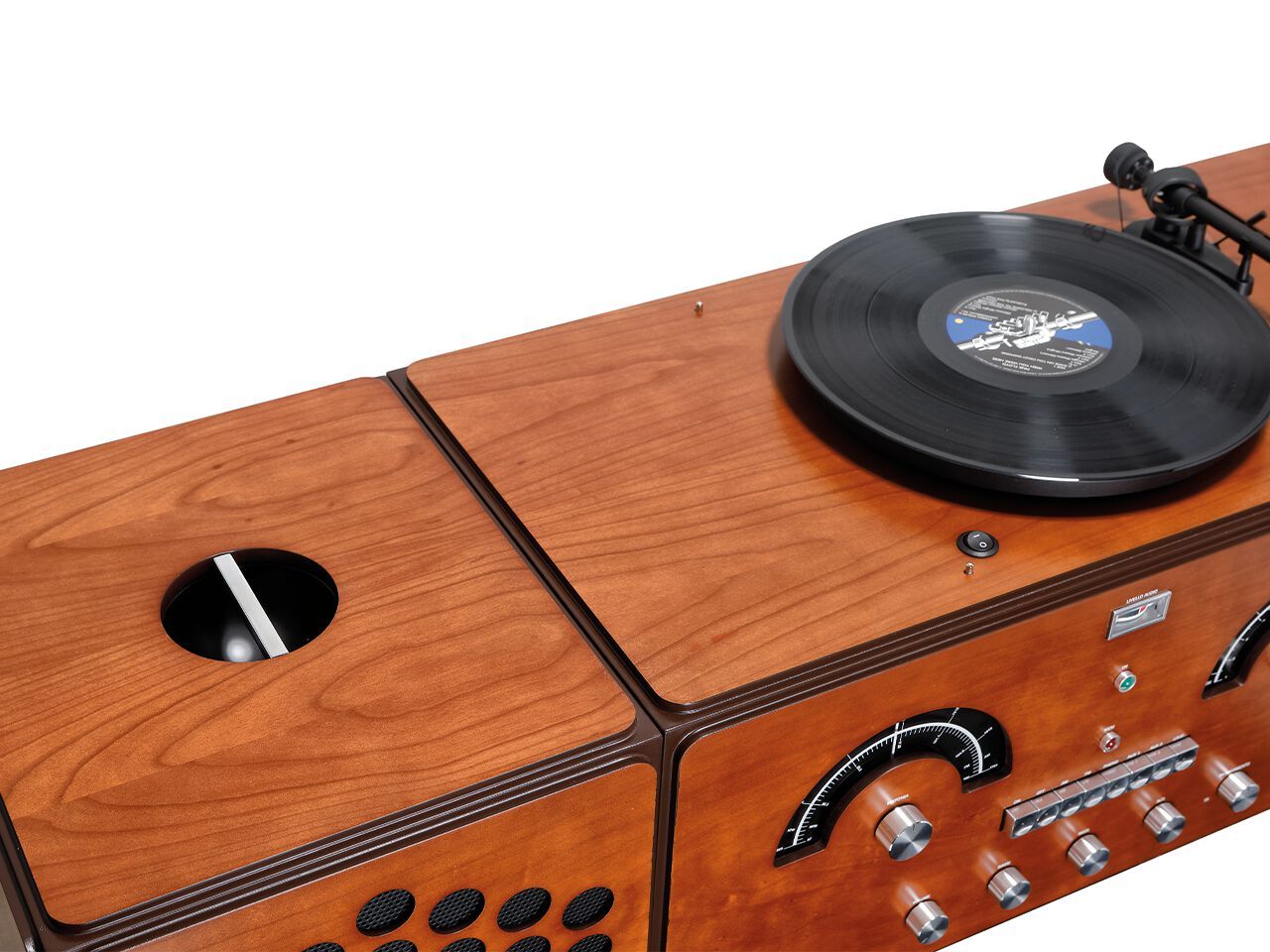 AM/FM-радио и проигрыватель с вишневым усилителем Brionvega RADIOFONOGRAFO RR226 CILIEGIO LIMITED EDITION ARCH-00089674 - Вид №6