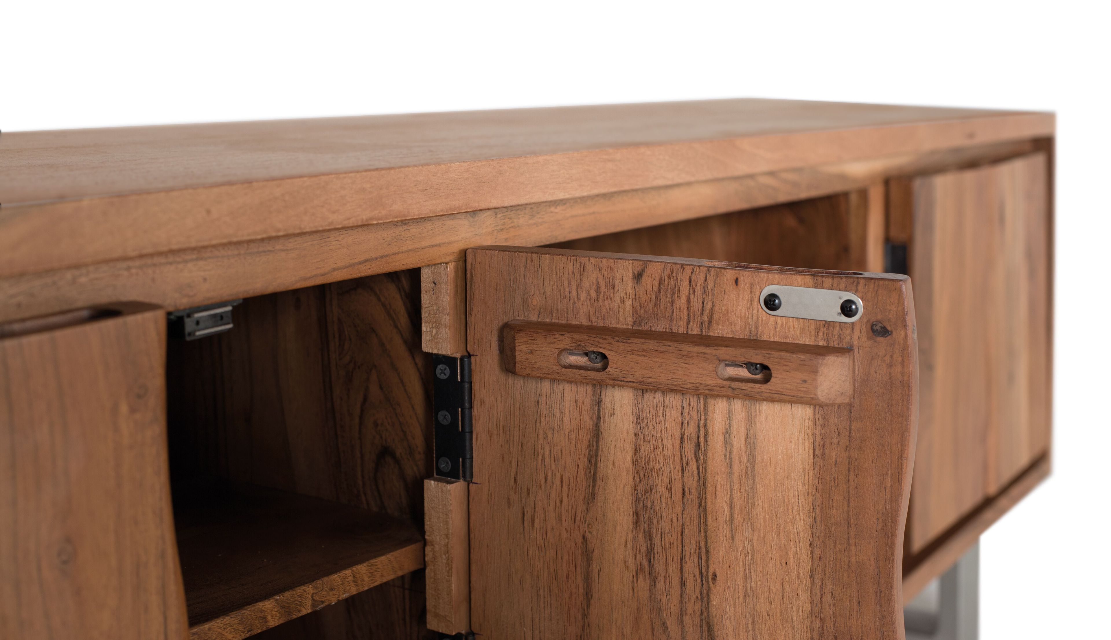 ТВ-шкаф из акации с распашными дверцами Giner y Colomer Contemporary ARCH-00053499 - Вид №2