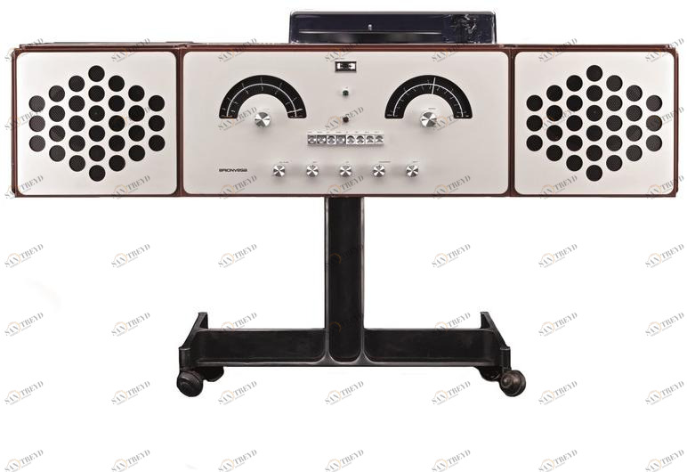 Brionvega Am / fm-радио и проигрыватель с усилителем sun-id-1453989