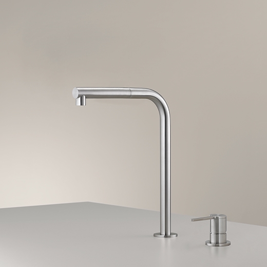 два отверстия смеситель с поворотным носиком и выдвижная ручной душ  INV84 CEADESIGN  - Вид №1