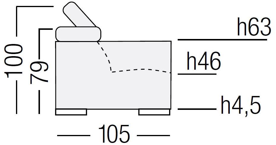 Egoitaliano Расслабляющий модульный диван sun-id-1367184 - Вид №1