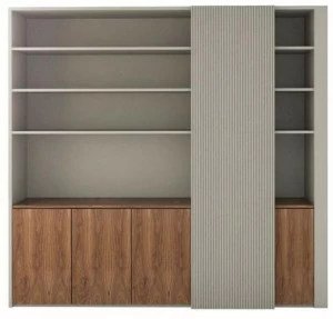 ANA ROQUE INTERIORS Открытый деревянный книжный шкаф Urban