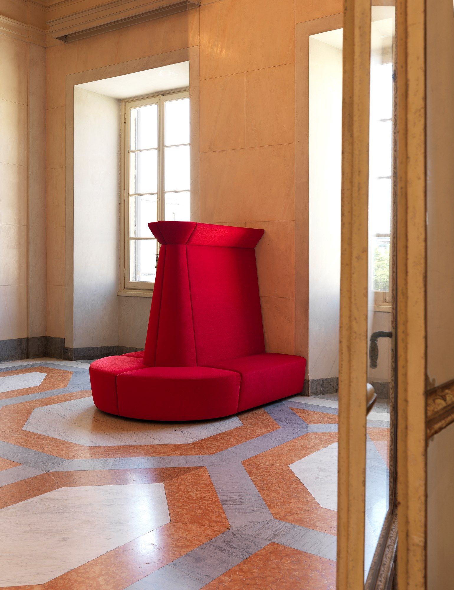 Тканевый диван с высокой спинкой Caimi Brevetti SNOWKING ARCH-00104220 - Вид №4