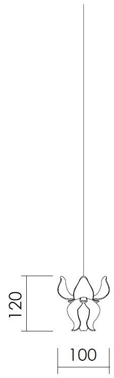 NEXO LUCE Декоративный кулон из стекла Oxen bespoke 2265z0 - Вид №4