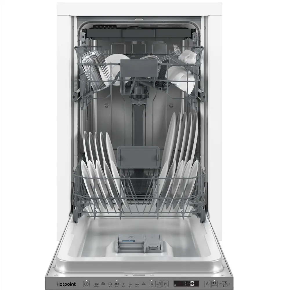 Встраиваемая посудомоечная машина Hotpoint HIS 2D86 W 45 см 6 программ цвет белый STLM-2171816 - Вид №2