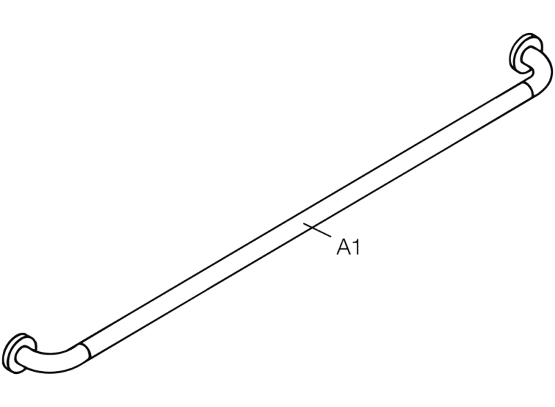 801.36D1S Поручень специальной длины HEWI HEWI active+  - Вид №2