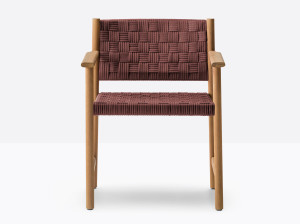 Полипропиленовое садовое кресло с подлокотниками