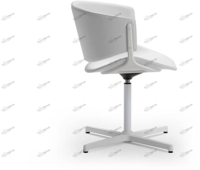 Offecct Поворотное кожаное кресло с 4-мя спицами Phoenix sun-id-1460551