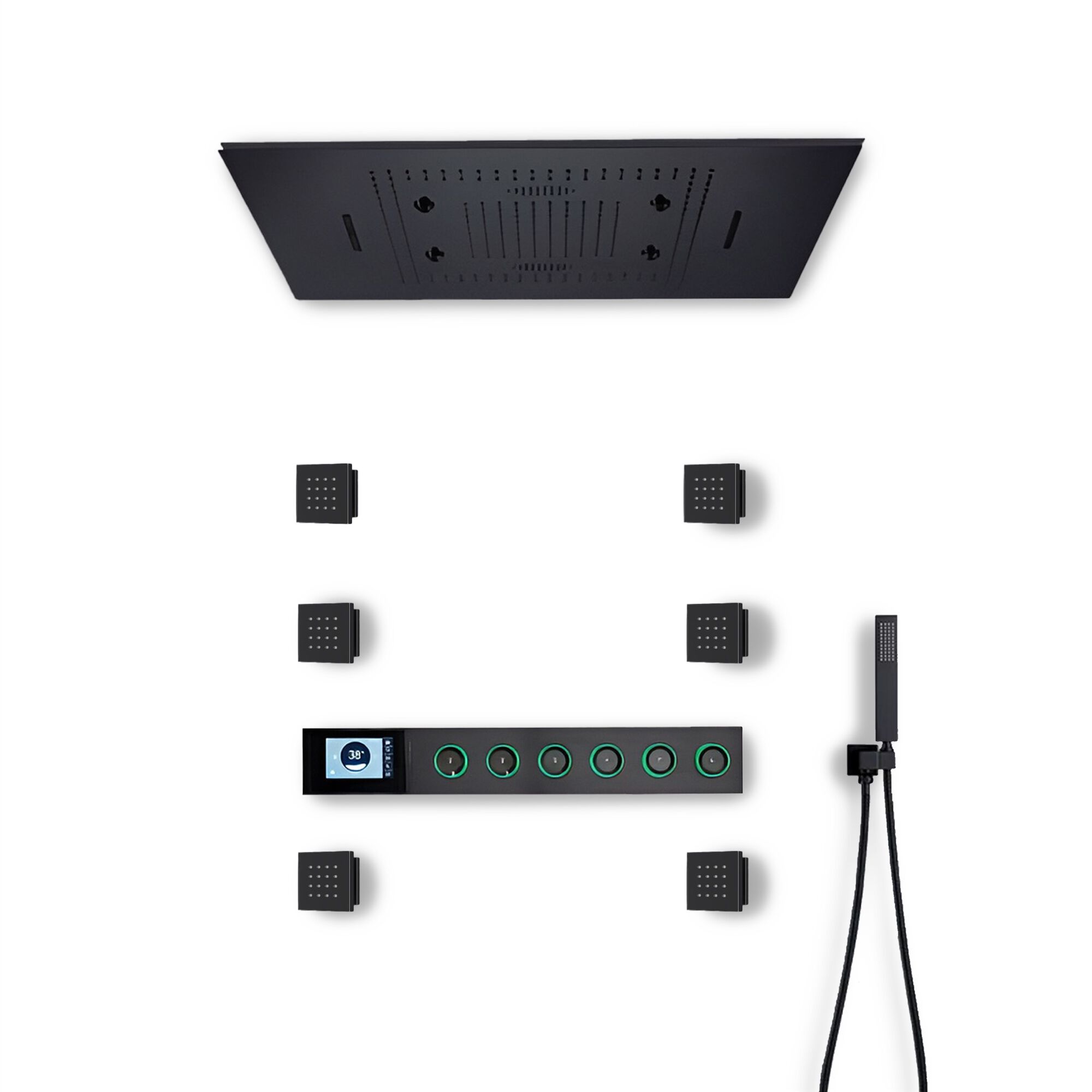 Светодиодный термостатический встраиваемый набор для душа Fontana Showers YECLA ARCH-00147813 - Вид №2