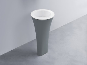 AMLA45-BL+AMPILT-BL+AMCOLT-BR Раковина Amedeo Tondo отдельностоящая cielo Enjoy + Amedeo