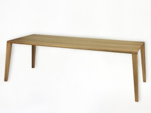 Прямоугольный обеденный стол из массива дерева