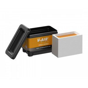 V-SOLIDP CITRUS VECTAIR SYSTEMS Профессиональный картридж ароматизатор воздуха V-Air Solid Plus Цитрус-манго Черный (упаковка)