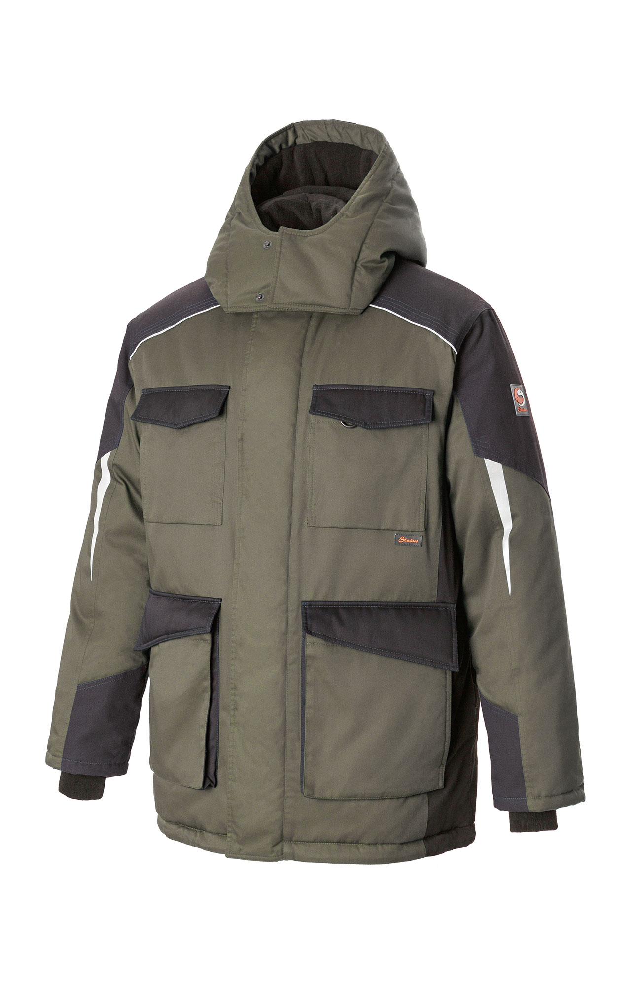 5037893 Костюм утепленный серый хаки графит STATUS  Зимняя спецодежда  размер 48-50/170-176  - Вид №1