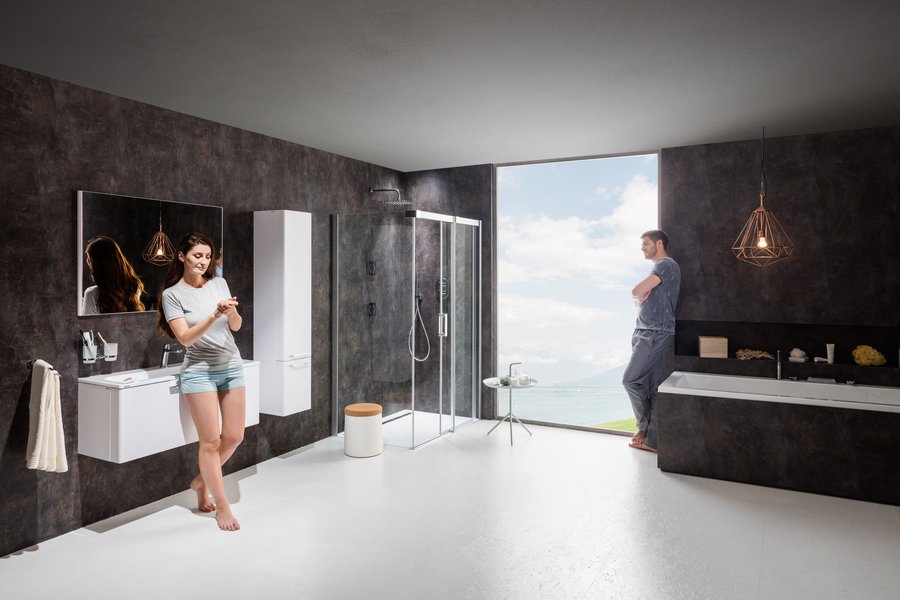 Зеркало Ring 1000 серое Ravak X000000778 - Вид №5