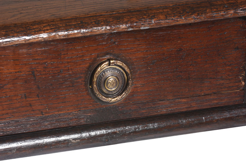 SOR27394 Приставной столик из дубовой бобины ijlbrown  - Вид №2