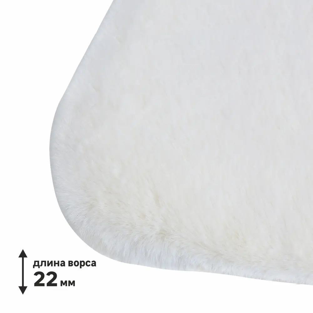 Коврик KREAFORTA Belleville 60x90 см полиэстер цвет белый 89420868 STLM-2182056  - Вид №2
