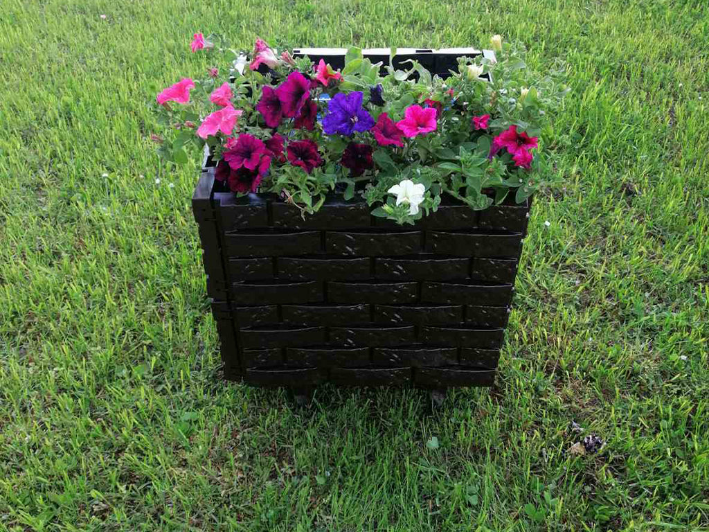 Садовый конструктор, шоколад, 4 шт, длина 180 см, высота 20 см ГеоПластБорд GPBST-164 - Вид №8