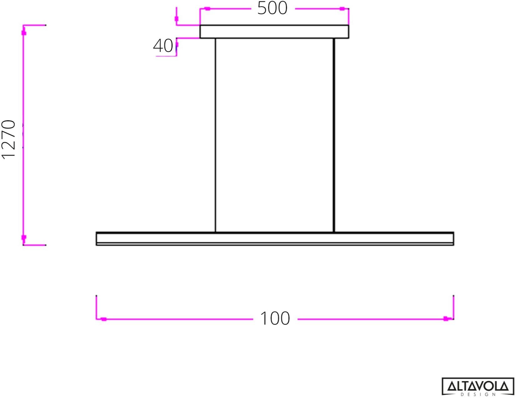 Altavola Design Светодиодный подвесной светильник из алюминия Led shape La089/pr  - Вид №3