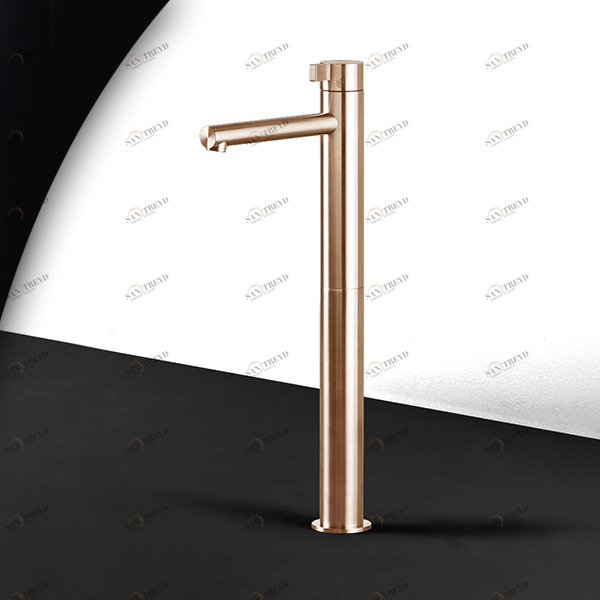 Смеситель для раковины TOOX TXQ6R розовое золото Radomonte