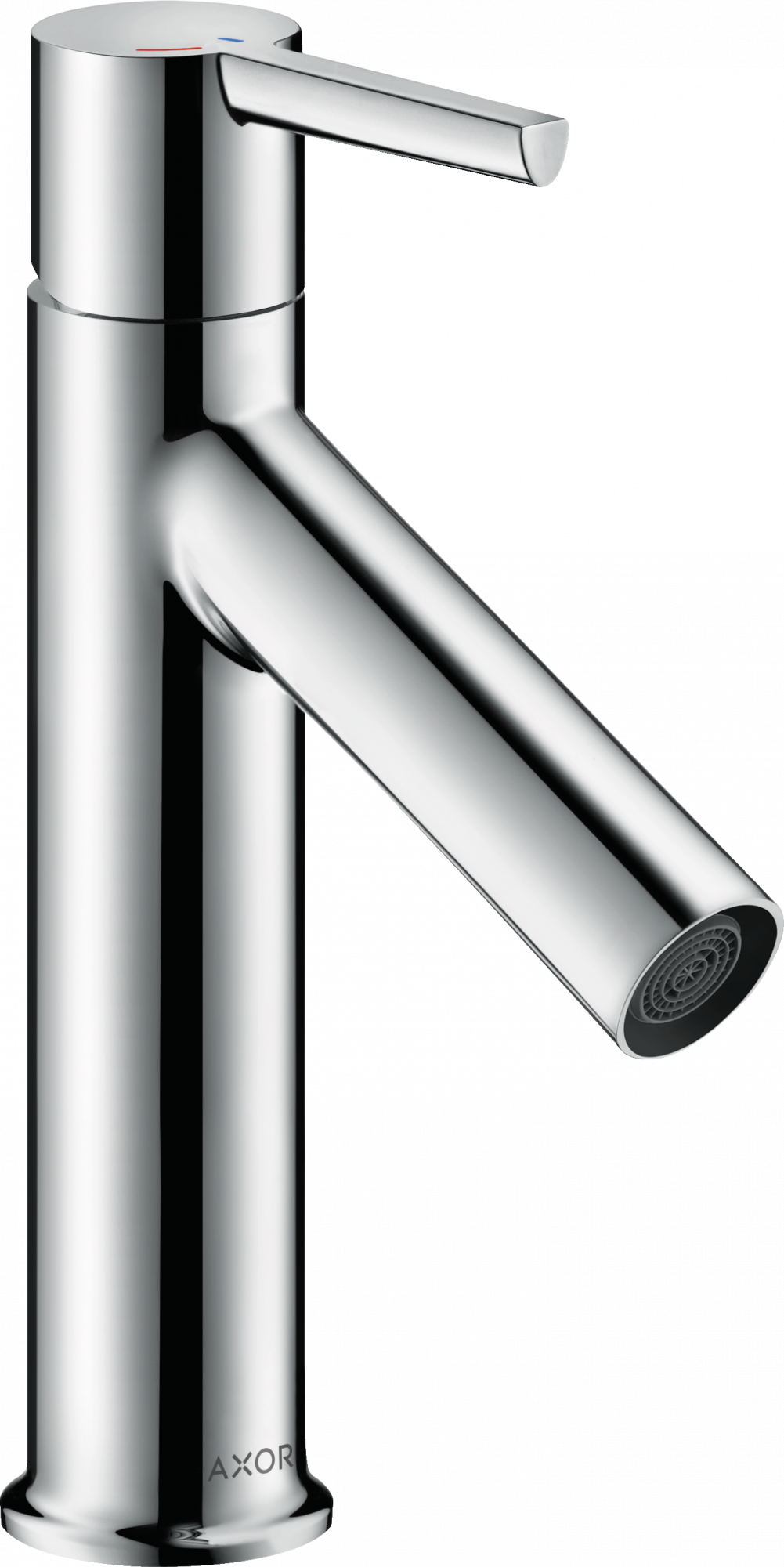 10007000 Смеситель для раковины 100, однорычажный, CoolStart, с рычажной ручкой и сливным гарнитуром AXOR STARCK