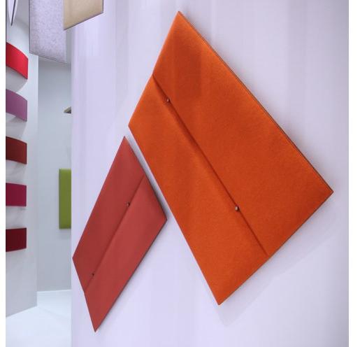 Slalom Акустическая стеновая панель из огнестойкого полиэфирного волокна Ecorange sun-id-1345068 - Вид №2