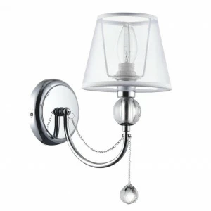 Бра настенное хром Freya Beverly FR5661-WL-01-CH FREYA BEVERLY 00-3928386 Хром