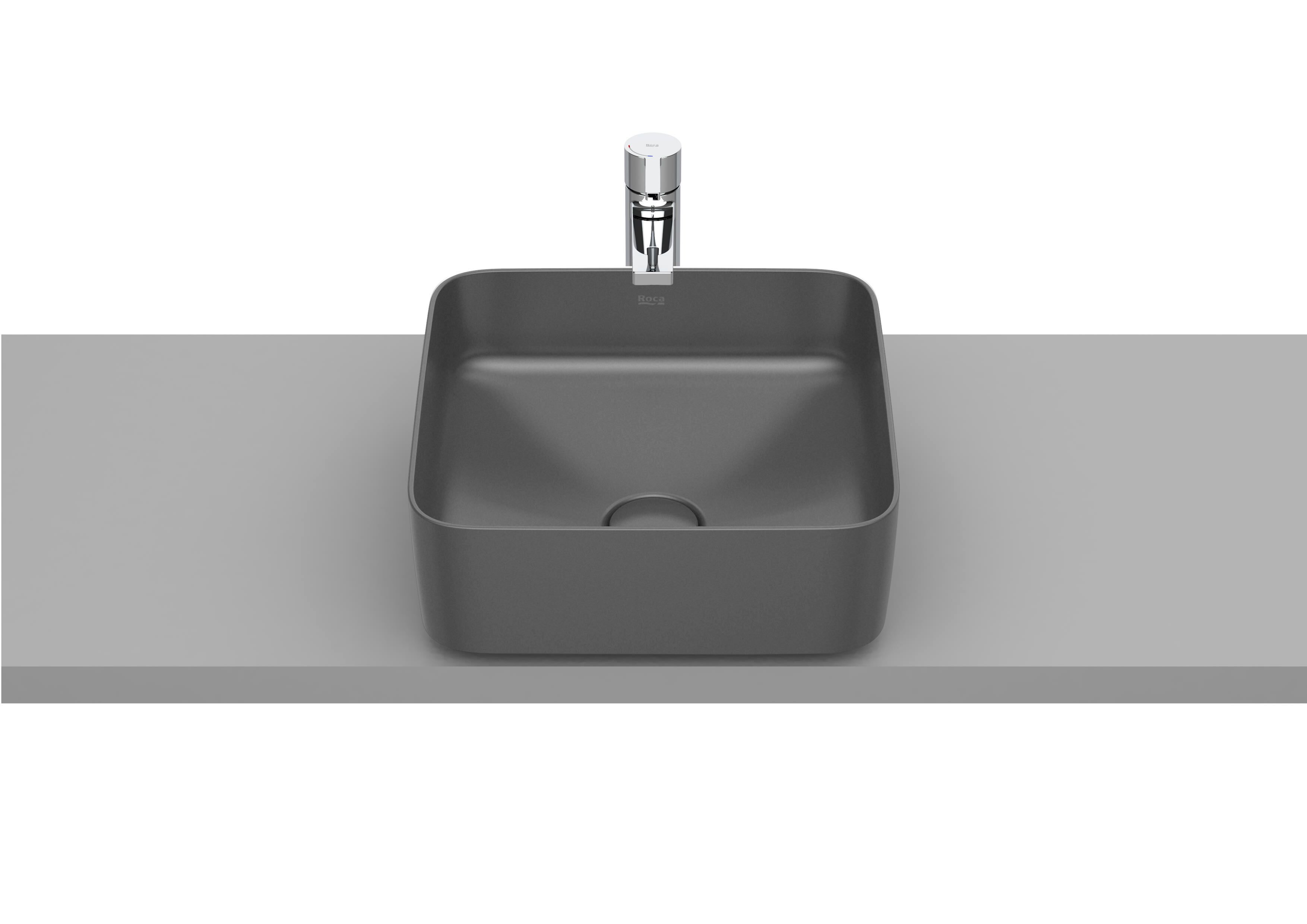 Керамическая столешница квадратная раковина Roca Inspira ARCH-00030660 - Вид №5